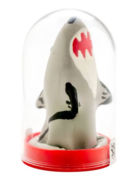 CONDOMERIE - PRÉSERVATIFS FANTAISIE PEINTS À LA MAIN MODÈLE REQUIN 1