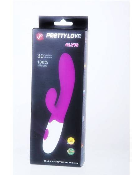 PRETTY LOVE - FLIRTATION VIBRATEUR ALVIS AVEC STIMULATEUR DE CLITORIS