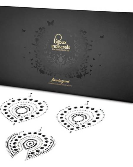 BIJOUX - INDISCRETS FLAMBOYANT NOIR  ARGENT