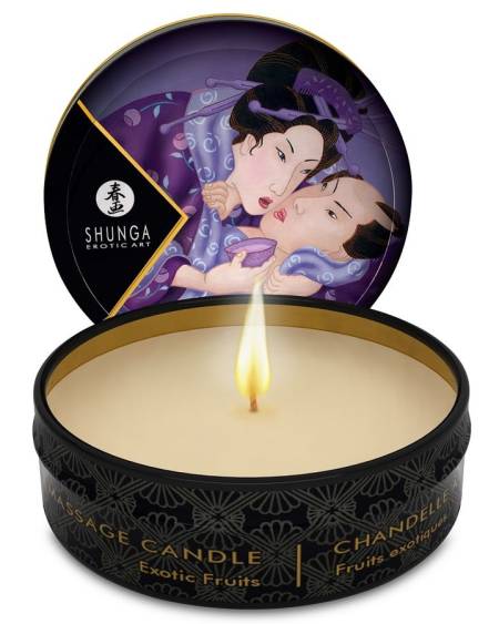 SHUNGA - MINI CARESS BY CANDELIGHT BOUGIE DE MASSAGE FRUITS EXOTIQUES 30 ML