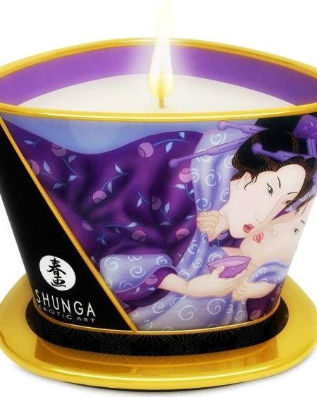 SHUNGA - MINI CARESSE AUX CHANDELLES BOUGIE DE MASSAGE FRUITS EXOTIQUES 170 ML
