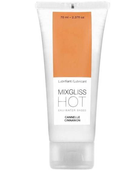 MIXGLISS - LUBRIFIANT EFFET CHALEUR SAVEUR CANNELLE 70ML