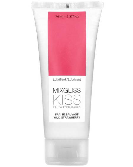 MIXGLISS - LUBRIFIANT BASE D'EAU SAVEUR FRAISE 70 ML