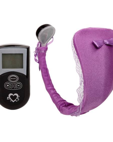 BAILE - STRING AVEC VIBRATEUR AVEC TÉLÉCOMMANDE LILAS