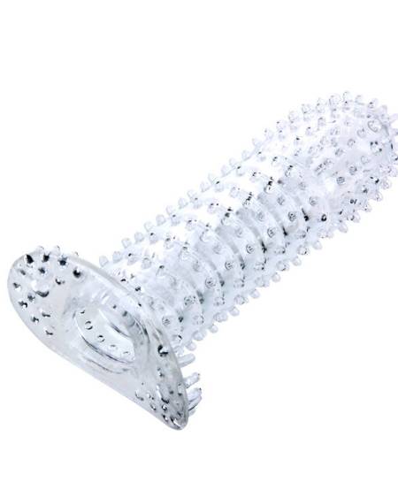 BAILE - GAINE PÉNIENNE  POINTS STIMULANTS ROSE 14 CM