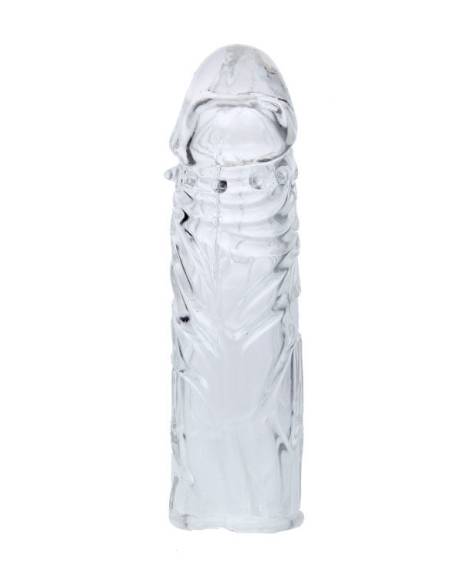 BAILE - COUVERCLE DE PÉNIS EN SILICONE TRANSPARENT 13 CM