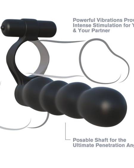 FANTASY C-RINGZ - PÉNÉTRATEUR DOUBLE POSABLE