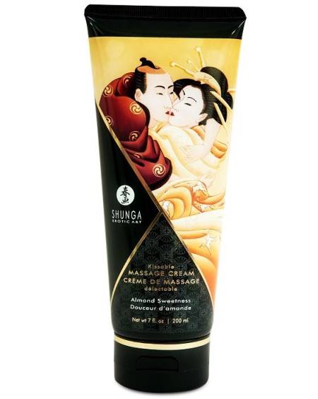 SHUNGA - CRÈME DE MASSAGE AUX AMANDES DOUCES 200 ML