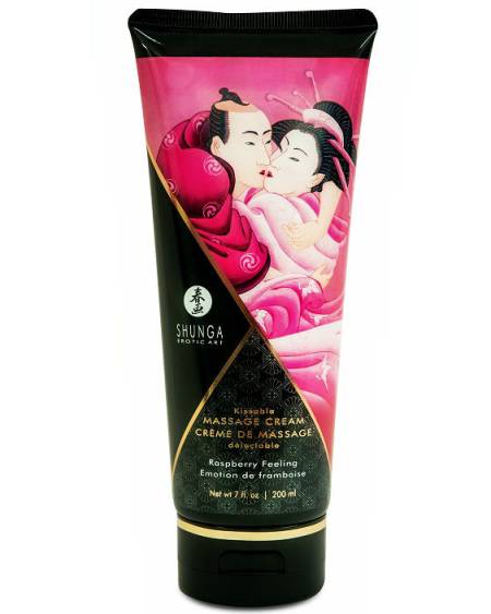 SHUNGA - CRÈME DE MASSAGE FRAMBOISE 200 ML