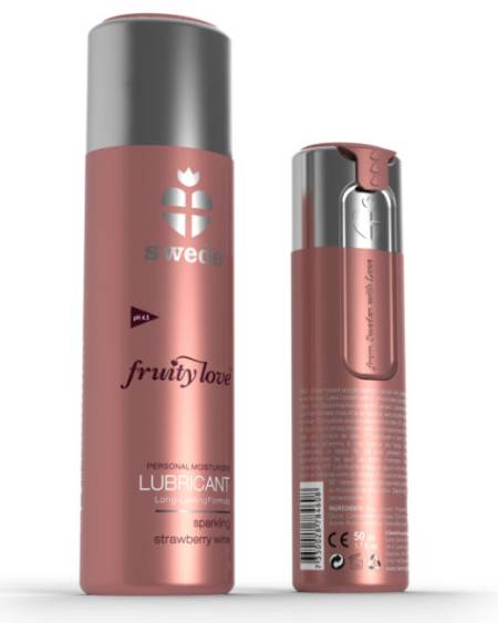 SWEDE - FRUITY LOVE LUBRIFIANT VIN MOUSSEUX FRAISE 50 ML