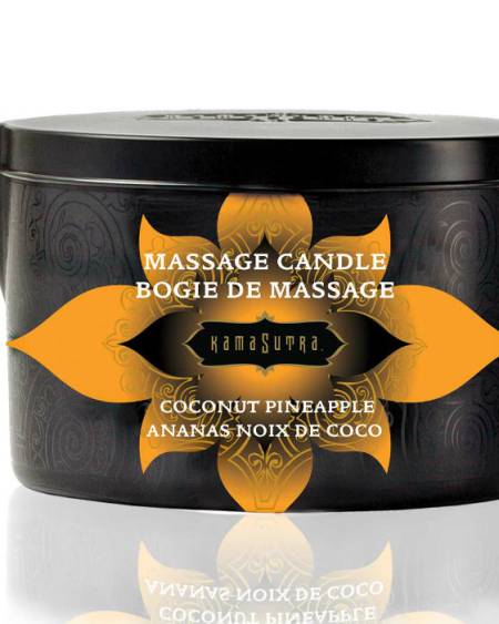 KAMASUTRA - BOUGIE DE MASSAGE COCO ET ANANAS 170GR
