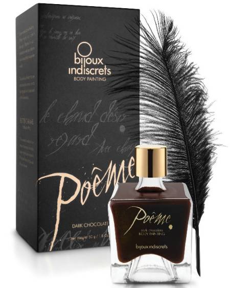 BIJOUX - POEME PEINTURE COMESTIBLE CHOCOLAT NOIR 50 GR
