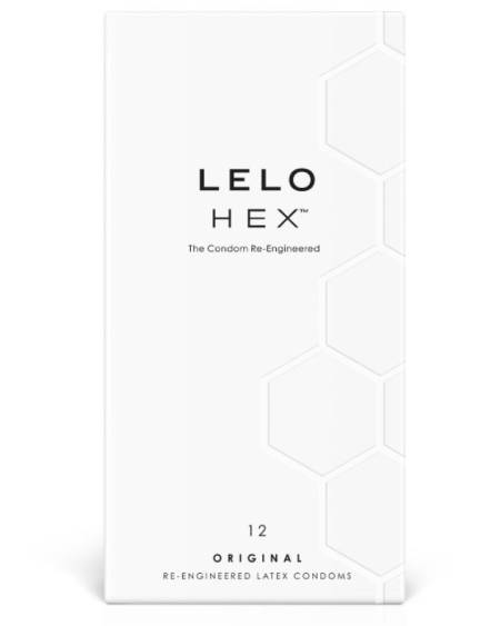 LELO - BOÎTE DE PRÉSERVATIFS HEX 12 UNITÉS