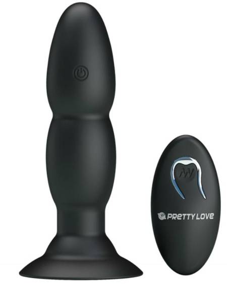 PRETTY LOVE - VIBRATEUR PLUG ET ROTATION PAR TÉLÉCOMMANDE