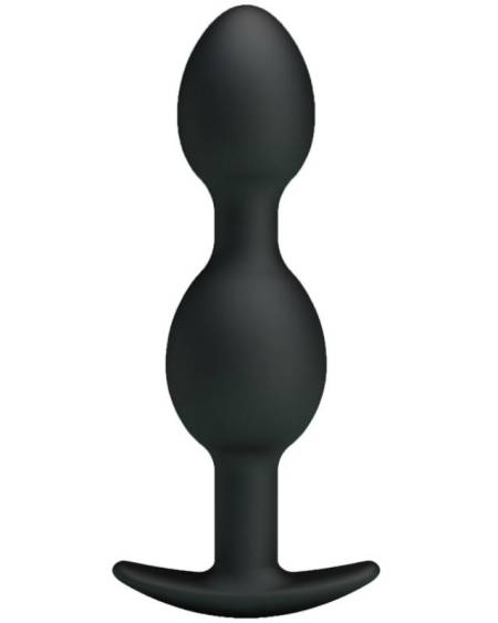 PRETTY LOVE - BALLES ANAL EN SILICONE 12.5 CM NOIRES