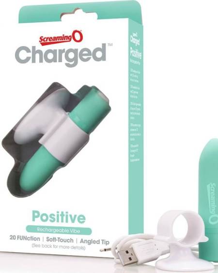 SCREAMING O - MASSEUR RECHARGEABLE POSITIVE VERT