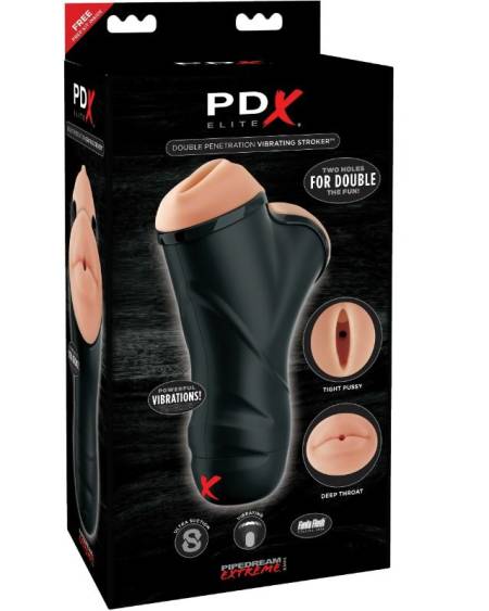PDX ELITE - COUREUR VIBRANT DOUBLE PÉNÉTRATION