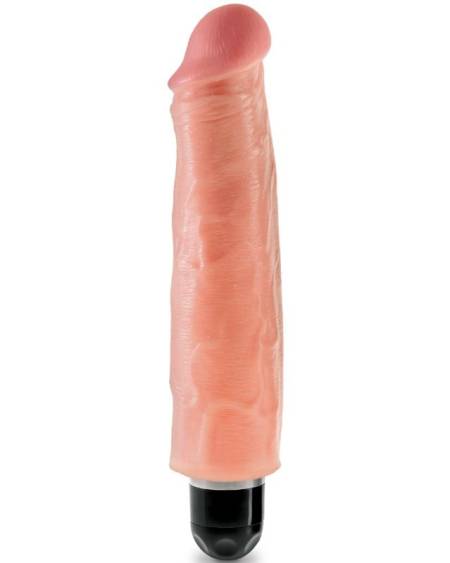 KING COCK - VIBRATEUR RIGIDE RÉALISTE 17.8 CM NATUREL