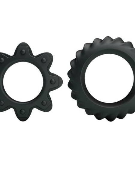 BAILE - KIT 2 ANNEAUX FLEURI EN SILICONE