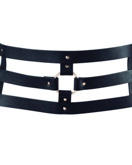 BIJOUX - INDISCRETS CEINTURE LABYRINTHE AVEC BRACELET NOIR