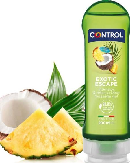 CONTROL - 2 EN 1 MASSAGE  PLAISIR EXOTIQUE 200 ML