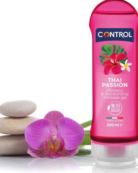 CONTROL - 2 EN 1 MASSAGE  PLAISIR THAI PASSION 200 ML