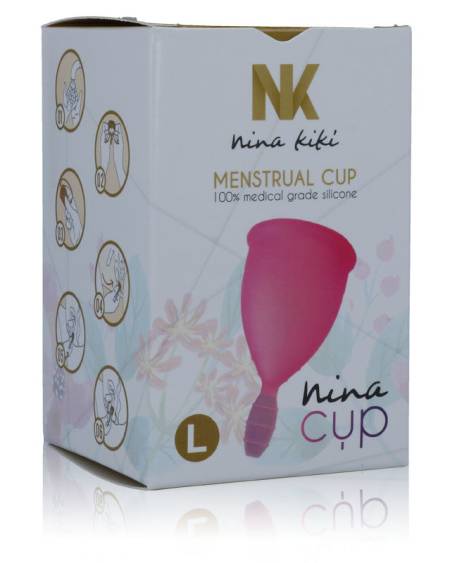 NINA KIKÍ - COUPE MENSTRUELLE ROSE - TAILLE L