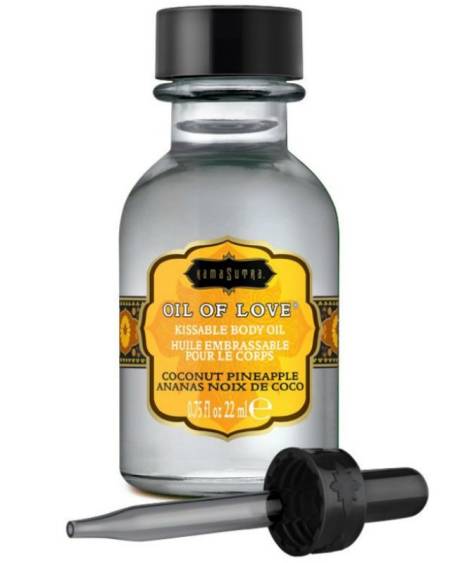 KAMASUTRA - HUILE COMESTIBLE NOIX DE COCO ET ANANAS 22 ML