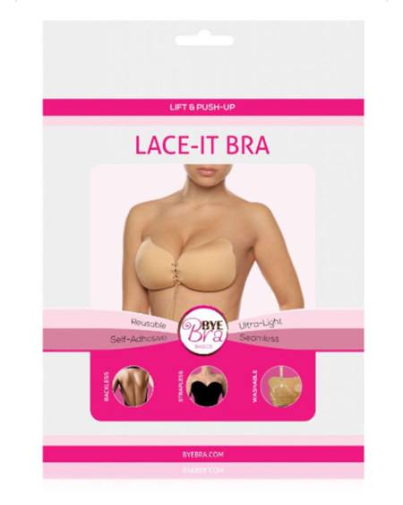 BYE-BRA - LACE-IT RENFORCEMENT PUSH-UP NOIR BONNET D