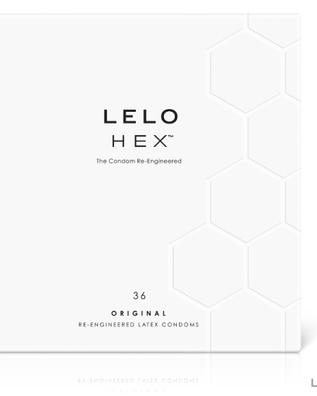 LELO - BOÎTE DE PRÉSERVATIFS HEX 36 UNITÉS