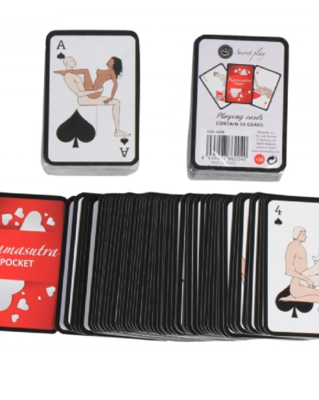 SECRETPLAY - CARTES À JOUER KAMASUTRA DE POCHE (ES/EN/PT/IT/FR/DE)