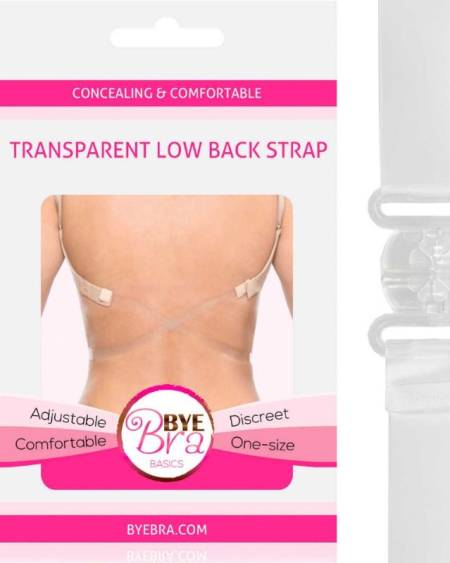BYE-BRA - RÉDUCTEUR DE BRETELLES DOS TRANSPARENT