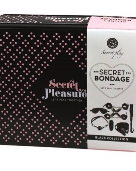 SECRETPLAY - BDSM SET 8 PCS NOIR