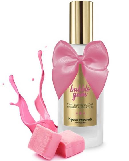 BIJOUX - BUBBLE GUM GEL 2 EN 1 SILICONE GOMME FRAISE 100 ML