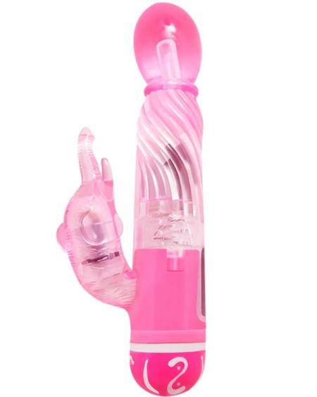 BAILE - VIBRATEUR MULTIVITESSES AVEC STIMULATEUR ROSE