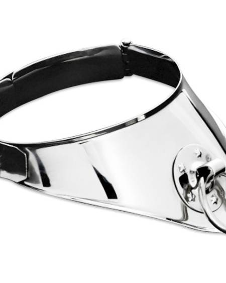 METAL HARD - COLLIER DE RETENUE AVEC ANNEAU ET CADENAS 12,5 CM
