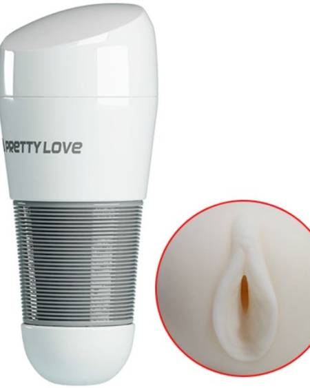 PRETTY LOVE - MASTURBATEUR VAGIN BLANC KITTY