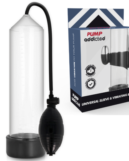 PUMP ADDICTED - VIBRATEUR TRANSPARENT RX3
