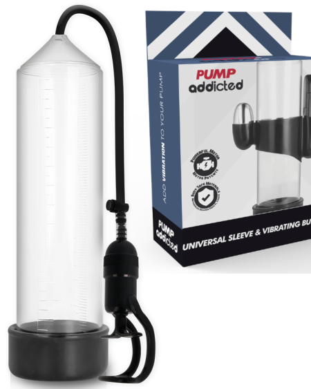 PUMP ADDICTED - VIBRATEUR TRANSPARENT RX5