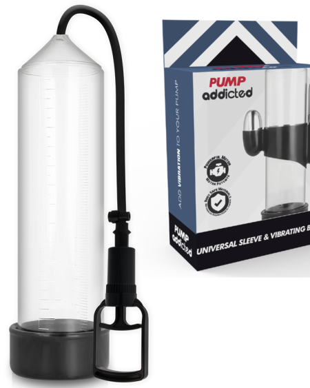 PUMP ADDICTED - VIBRATEUR TRANSPARENT RX7