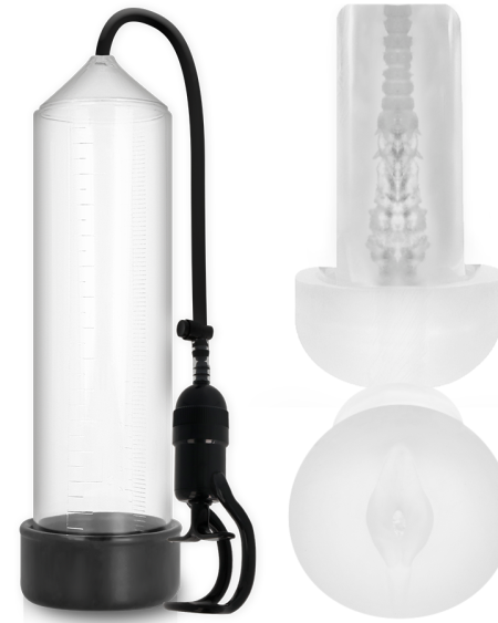 PUMP ADDICTED - RX5 TRANSPARENT AVEC MASTURBATEUR