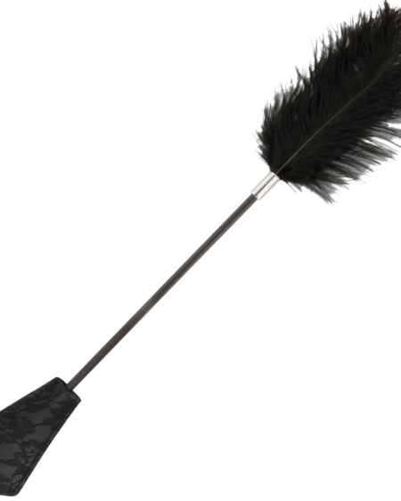 DARKNESS - FOUET PLUME DAMOUR NOIR 56 CM