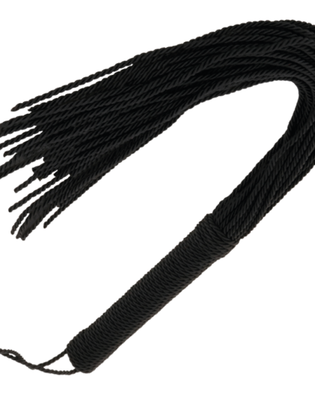 DARKNESS - FOUET DE BONDAGE NOIR 50CM