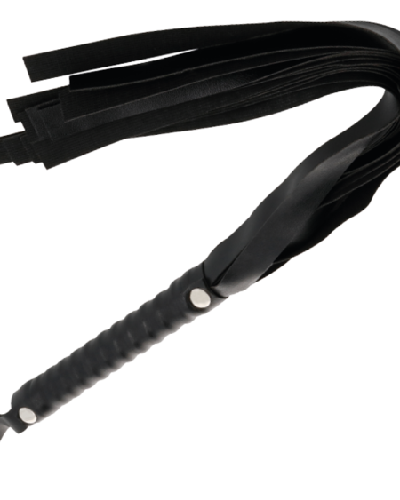 DARKNESS - FOUET DE BONDAGE NOIR 51 CM