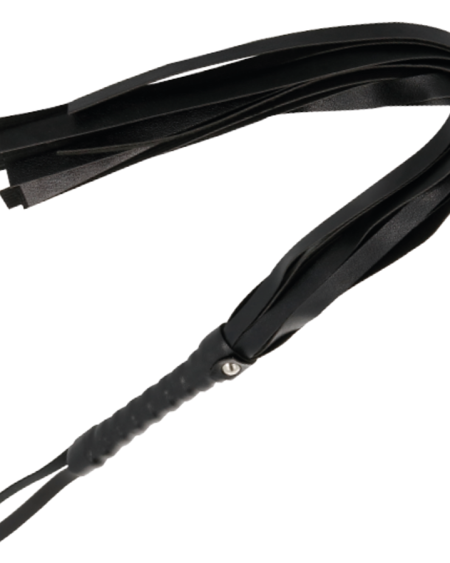 DARKNESS - FOUET DE BONDAGE NOIR 45 CM