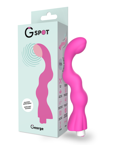 G-SPOT - GEORGE G-SPOT VIBRATEUR GOMME ROSE