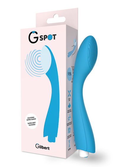 G-SPOT - VIBRATEUR GYLBERT TURQUOISE BLEU G-SPOT