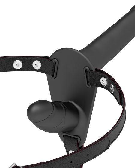 FETISH SUBMISSIVE HARNESS - DOUBLE PÉNÉTRATION NOIR