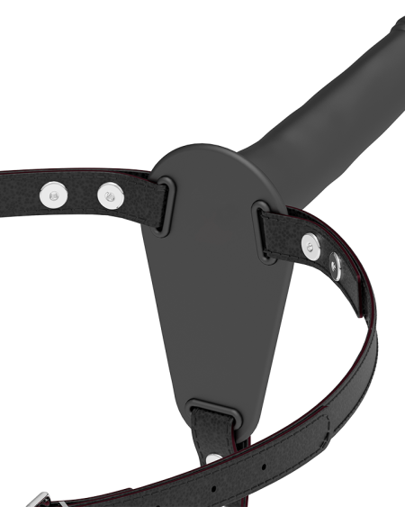 FETISH SUBMISSIVE HARNESS - SILICONE NOIR 15 CM