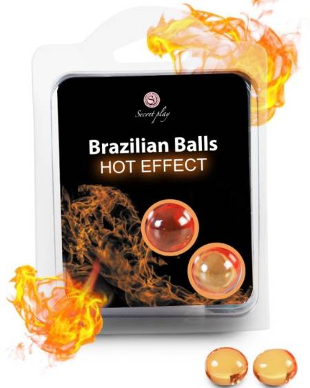 SECRETPLAY - BALLES BRÉSILIENNES EFFET CHAUFFANT 2 UNITÉS